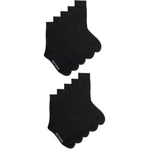 ONLY & SONS OnSFINCH BASIC SOCK 10-PACK NOOS, zwart/pak: 10 zwart, One Size