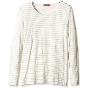 edc by ESPRIT Dames shirt met lange mouwen, wit (off white 110), XXL