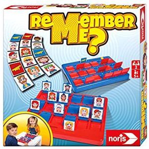 Noris 606064477 Remember Me – het grappige raadspel met 18 verschillende karakters, vraagspel voor 2 spelers vanaf 5 jaar