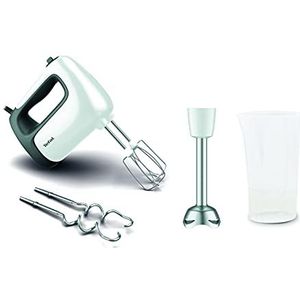 Tefal HT4621 Handmixer Prep 'Mix+ wit / zwart - Handmixer - Grijs - Wit