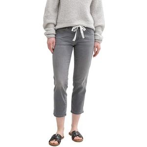 TOM TAILOR dames jeans alexa slim, 10213 - Clean Mid Stone Grey Denim, 28W / 26L