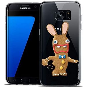 Beschermhoesje voor Samsung Galaxy S7 Edge, ultradun, konijntje Crétins Cookie