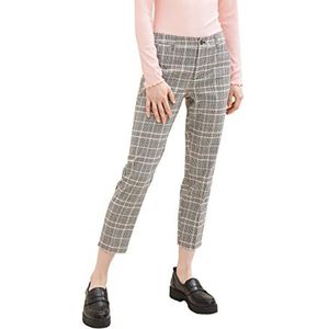 TOM TAILOR Denim Damesbroek met ruitpatroon, 32456-rose Grey Check, L