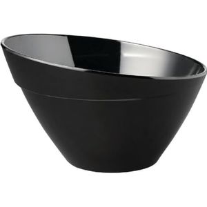 APS GK848 Balans Melamine Bowl, 245 mm, Zwart