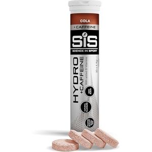 Science in Sport Hydro Tabletten Cola, Suikervrij, Vegan, Glutenvrij, 20 tabletten à 4,5 g - Bruistabletten voor hydratatie met Elektrolyten en Natrium