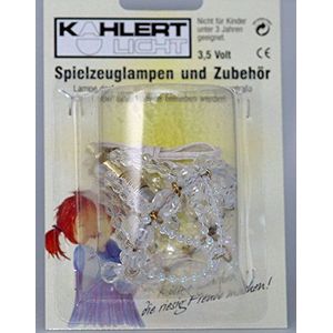 Kahlert Licht 10513 poppenhuisaccessoires, messingkleurig, transparant