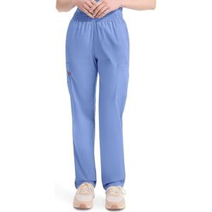 Dickies Women's EDS Signature Scrubs Missy Fit Pull-On Cargo Pant, Ceil Blue, 5X-Large