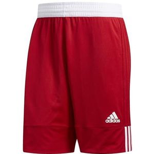 Adidas 3G Spee Rev SHR Shorts voor heren, rood (Power Red/White), 2XL