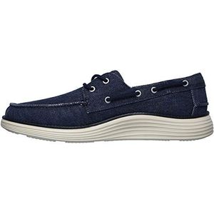 Skechers Heren Status 2.0-Lorano Bootschoenen, Navy Canvas, 43 EU