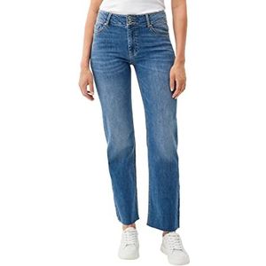 s.Oliver Karolin Comfort Fit Jeans voor dames, Denim Blauw, 36W x 34L
