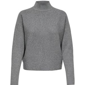 Jacqueline de Yong - Jdyprime Life Hn Bat. Pull. Knt - Trui - Medium Grey Melange