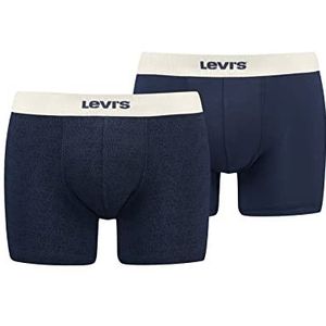 Levi's Tonal Logo AOP Boxershort voor heren, Blue Combo, M
