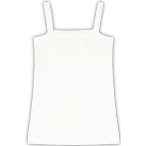 BABIDU Tanktop voor meisjes voor baby's en peuters, wit, 14 Jaar