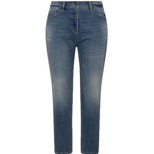 Ulla Popken - Thermische Mom Fit Jeans - Denim Blauw - Dames