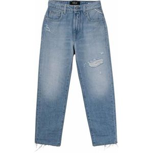 Replay meisjes mom fit jeans Jorgi, 011 Super Light Blue, 8 Jaar