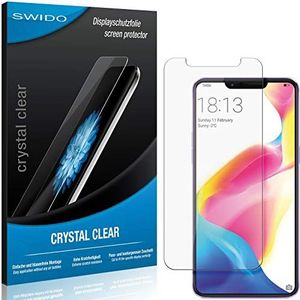 SWIDO Beschermfolie voor Oppo R15 [2 stuks] kristalhelder, hoge hardheid, bescherming tegen olie, stof en krassen/glasfolie, displaybescherming, displaybeschermfolie, pantserglasfolie