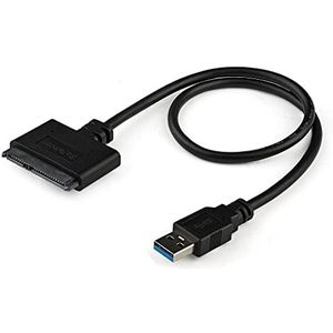 StarTech.com USB3S2SAT3CB SATA naar USB-kabel - USB 3.0 naar 2,5"" SATA III harde schijf adapter - externe converter voor SSD/HDD gegevensoverdracht ,USB 3.02.5"",Zwart