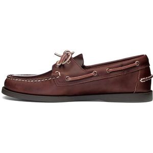 Sebago Docksides Portland Waxed Boot Schoenen heren,Bruine Gom,40 EU