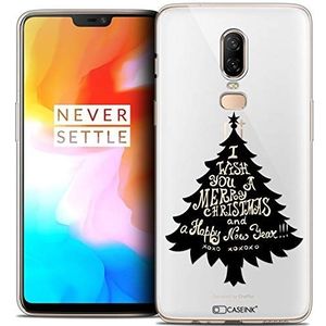 XOXO Tree beschermhoes voor 6,28 inch OnePlus 6, ultradun Kerstmis 2017