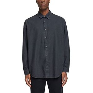 edc by ESPRIT Heren 082CC2F305 overhemd, 010/ANTHRACITE, standaard