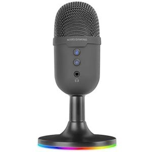 MMIC-CX - Studio Microfoon - Zwart - Compact ARGB Ontwerp - USB Plug & Play
