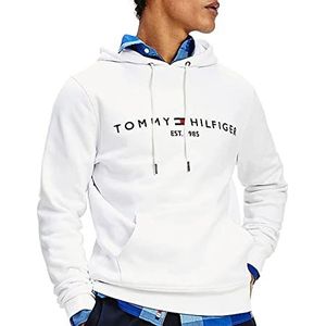 Tommy Hilfiger - Hoodie Wit - Maat XL - Regular-fit