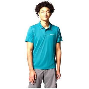 Columbia Men's Zero Rules Light Polo, Technical Polo Shirt, River Blue, S