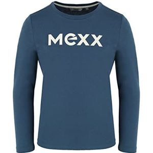 Mexx Boy's Logo Long Sleeve T-Shirt, Light Navy (Dark Denim), 122-128