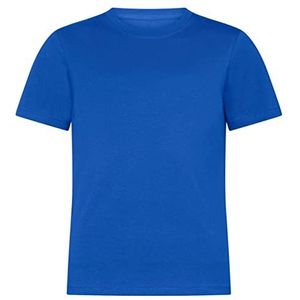 HRM Kinder Luxe Ronde Hals T-shirt, Koningsblauw , Maat 140 I Fair Trade T-shirt Jongens & Meisjes met Ronde Hals, 160 g/m² I Gemaakt van 100% Organisch Katoen