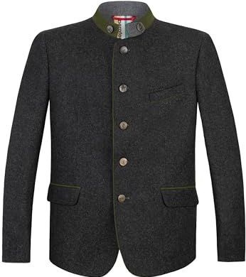 Stockerpoint - Klederdrachtjas Luciano - Antraciet-groen - Blazer