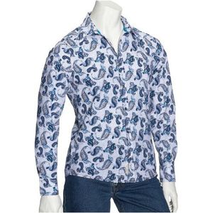 ESPRIT Allover bedrukt Paisley D30980 Heren overhemden/vrije tijd