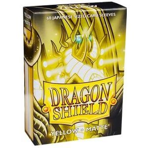 Dragon Shield ART11114 (60) Nein Japanese Size Sleeves 60pk, Matte Yellow