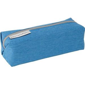 Eberhard Faber 577405 - Vierkante etui in jeansblauw, etui voor jongens en meisjes, zonder inhoud