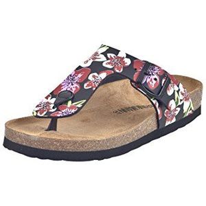 Dr. Brinkmann 700816 Damesslippers, zwart, zwart, veelkleurig, 41 EU