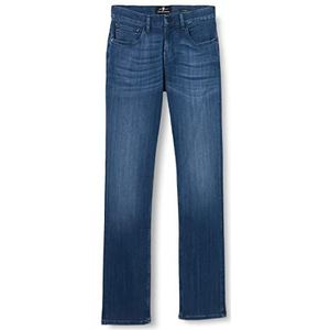 7 For All Mankind Slimmy Slim Jeans voor heren, blauw (Mid Blue Bd), 30W x 33L