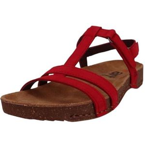 Art 0946 I Breathe, platte damessandalen, rood, maat 37, Rood, 37 EU