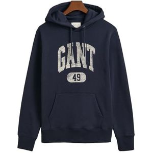 Seasonal Graphic Hoodie, evening blue, S