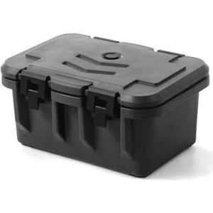 HENDI Thermo container GN 1/1, 35L, houdt voedsel tot wel 4 uur warm of koud, warmhoudbox, koelbox, isolatiebox, inclusief deksel, met ventilatiedop, stapelbaar, 630x460x(H)305mm, HDPE