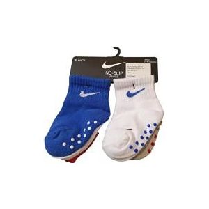 Nike Sportswear ABS-sokken - Wit/Blauw/Grijs/Rood - Set van 6 Paar