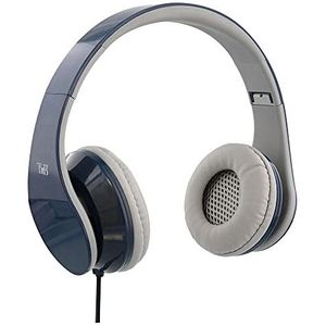 TNB - STREAM - Oordopjes - Blauw - Imitatieleer, Opvouwbaar, Jack 3.5 mm