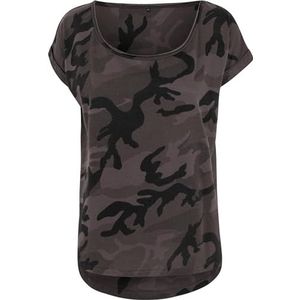 Build Your Brand Camo Tee T-shirt voor dames