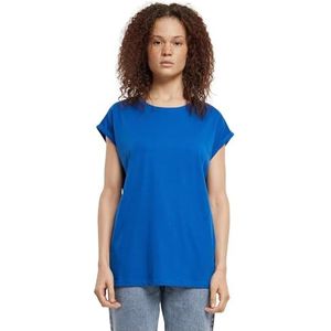 Urban Classics dames T-Shirt Ladies Extended Shoulder Tee, Bk/Lgr, 4XL