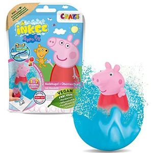 Craze Inkee Surprise Peppa Pig badbruisballen voor kinderen, met verrassing, peppa pig speelgoed voor de badkuip, badtoevoeging 43127