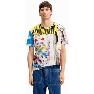 Desigual TS_ASAF, 1000 Blanco, L, wit, L