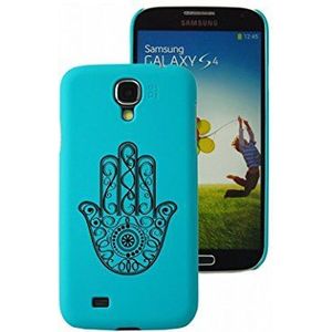 Mocca Design CSA028 harde beschermhoes voor Samsung Galaxy S4 (rubber) blauw