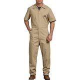 Dickies - Werkoverall - Khaki - Popeline - Korte Mouwen