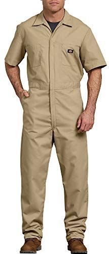 Dickies - Werkoverall - Khaki - Popeline - Korte Mouwen