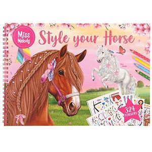 Depesche 10930 kleurboek Miss Melody, Style Your Horse, ca. 21 x 30,5 x 1,3 cm.