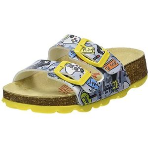 superfit voetbed pantoffel jongens Slipper, grijs, meerkleurig 2500, 26 EU