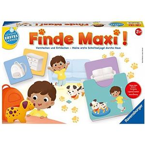 Ravensburger 24737 - Finde Maxi! - Lernspiel für Kinder ab 2,5 Jahren, Spielend Erstes Lernen für 1-2 Spieler: Verstecken und Entdecken - Meine erste Schnitzeljagd durchs Haus